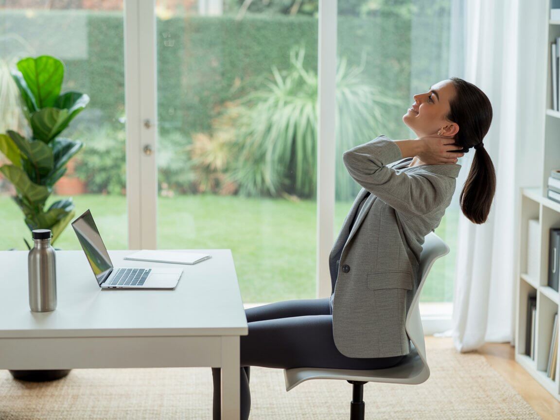 Desk Exercises for Office Workers